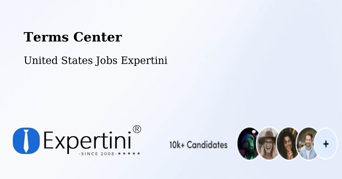 Terms Center - United States Jobs Expertini